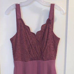 DB Studios Celebrate Bridesmaid Dress, Chianti, 4 Slightly Altered